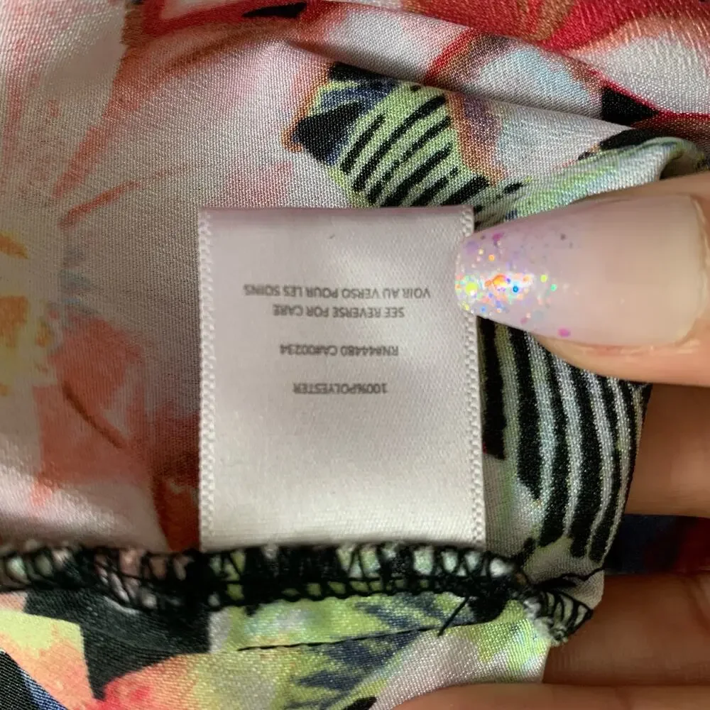 Multi Colored Flower Tank - Picture 4 of 5